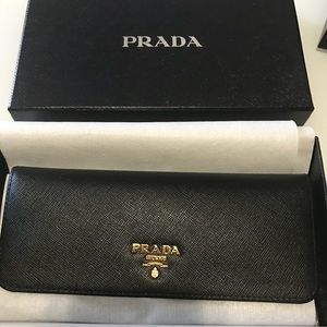 Brand new Prada continental wallet—-sold